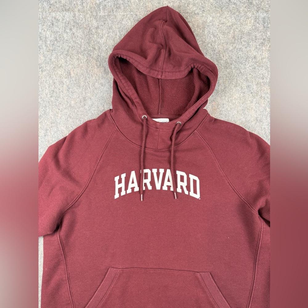 Champion Harvard University Authentic Athletic Wear Hoodie Women's XL‎ Burgundy - Picture 2 of 8
